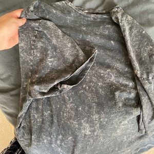 Oversized Distressed BooHoo T Shirt